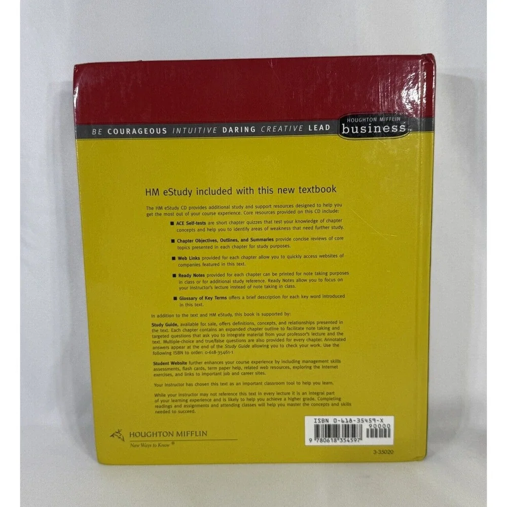 Management 8th Edition Ricky W Griffin Hardcover Textbook 061835459X Business